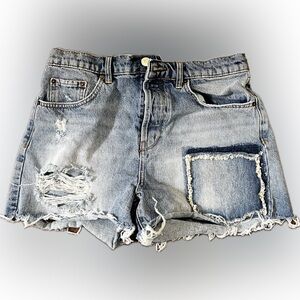 BDG from Urban Outfitters Vintage-Inspired Distressed Jean Shorts